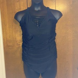 Torrid Black One Piece Swimsuit